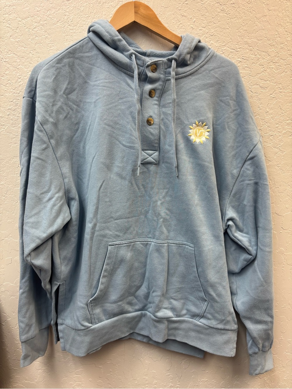 Vans women’s xsmall hoodie hooded sweatshirt blue
